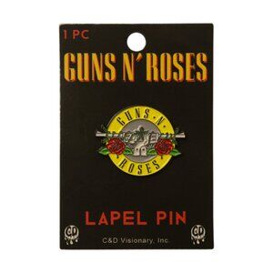 Guns N' Roses Enamel Lapel Pin - 80s 90s Hard Rock Music Band Apparel Gift NWT